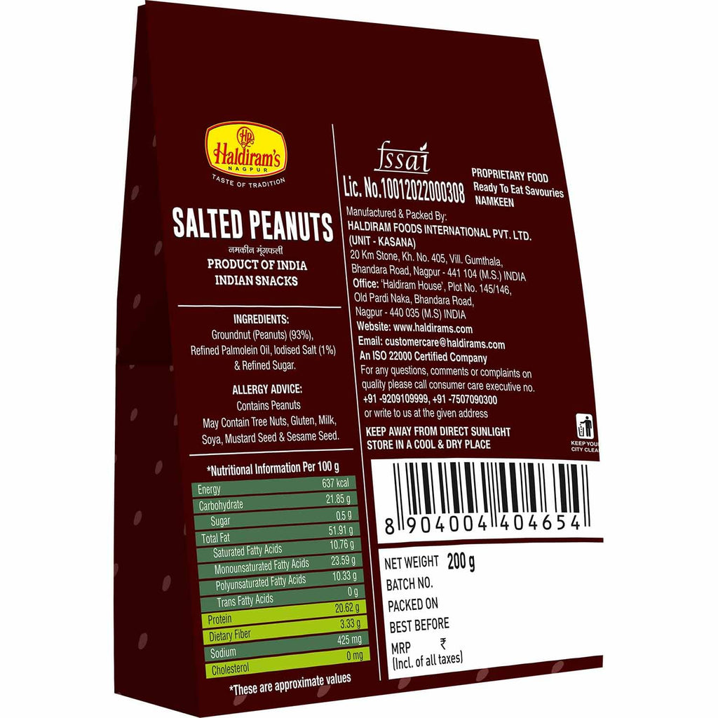 Haldiram's Nagpur Salted Peanuts – 200g