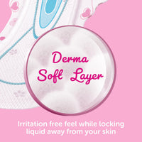 Whisper Ultra Skin Love Soft Sanitary Pads for Women, XL 50 Pads, Cottony Soft Feel, Upto 100% Leak* Protection, Disposable Wrapper, Locks Odour & Wetness (Product Does Not Contain Cotton) (*Based on P&G Technical Data)