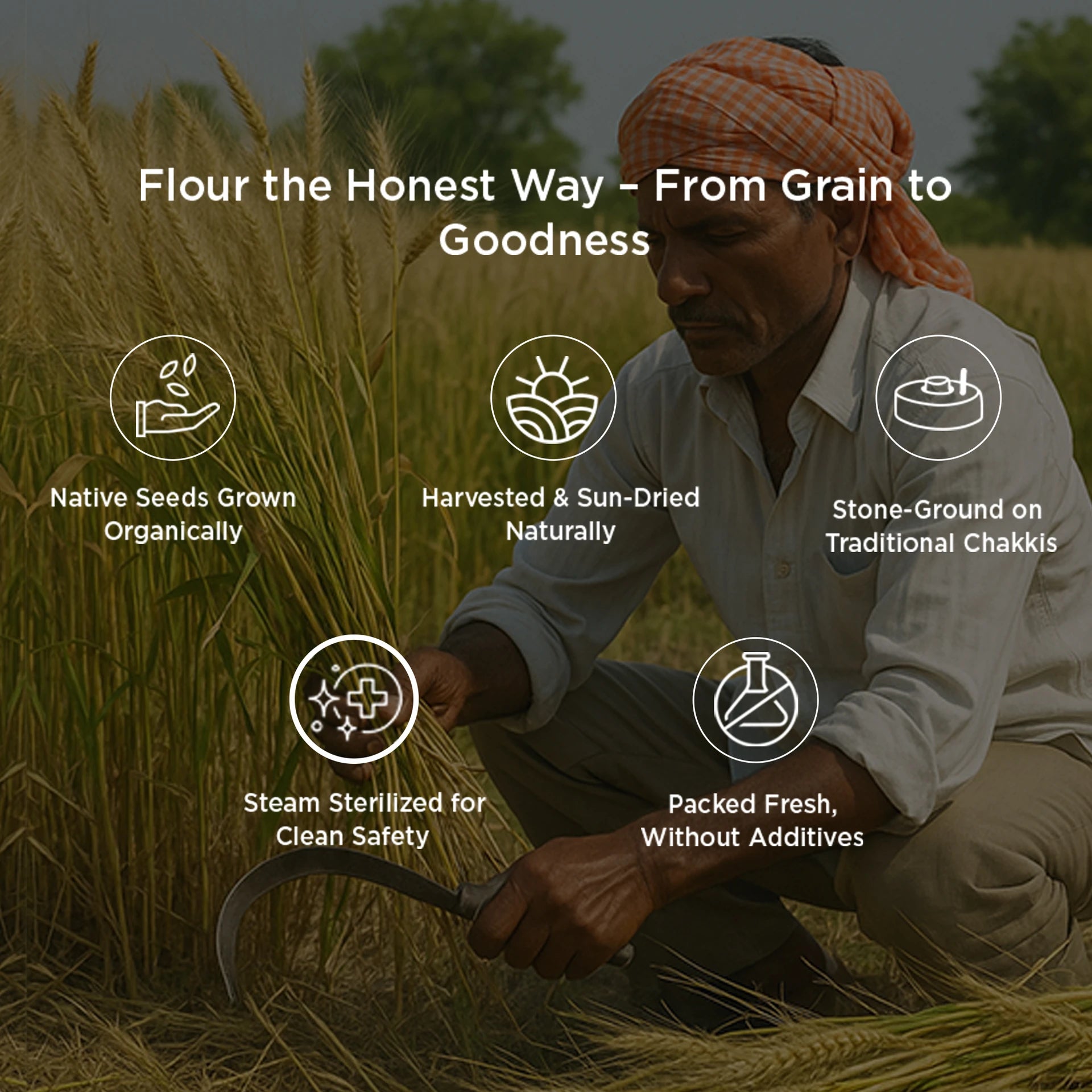 Pure & Sure Organic Besan flour (1 kg)