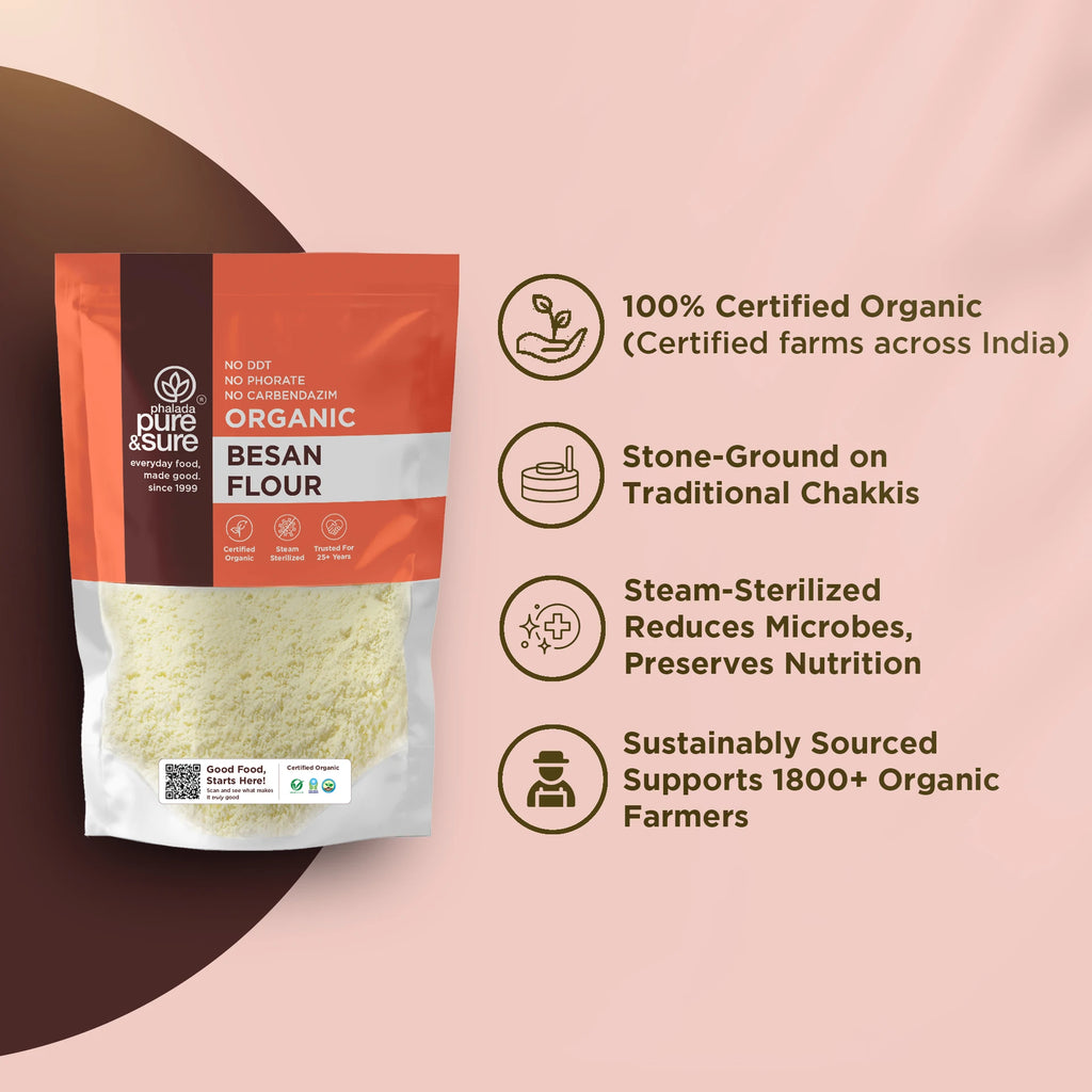 Pure & Sure Organic Besan flour (1 kg)