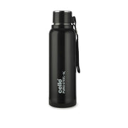 Cello Puro Steel-X Benz 600 Inner Steel Insulated Water Bottle 500 ml, Black | ISI Certified | BPA Free, Leakproof | Sturdy & Durable | Ideal for Office, College, Gym, Cycling, Camping & Outdoor Sport