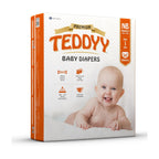TEDDYY Premium Baby NB Size Diaper Tape Style | 66 Count (New Born)