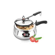Milton Pro cook Triply Stainless Steel Royal Curve Inner Lid Pressure Cooker 3 Litre | Induction & Gas Stove Compatible| Even Heat, Healthy Cooking | Safe & Durable, ISI Certified, 5Y Warranty, Silver
