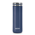 Milton Shiny 300 Thermosteel Water Bottle 280 ml, Long Hour Hot and Cold I Leak Proof Lid, ISI Certified I Vacuum Insulated I for Office, Gym, School I Blue