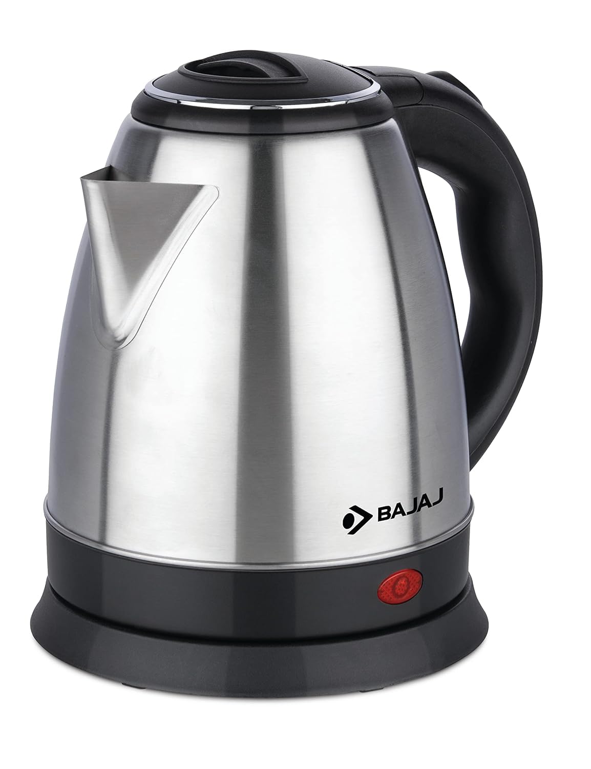 Bajaj KTX 1.5 Litre DLX Electric Kettle | 1350W Kettle With Stainless Steel Body | Cordless Operation | Auto Shut-Off Mechanism | 2-Yr Warranty 【Silver & Black】