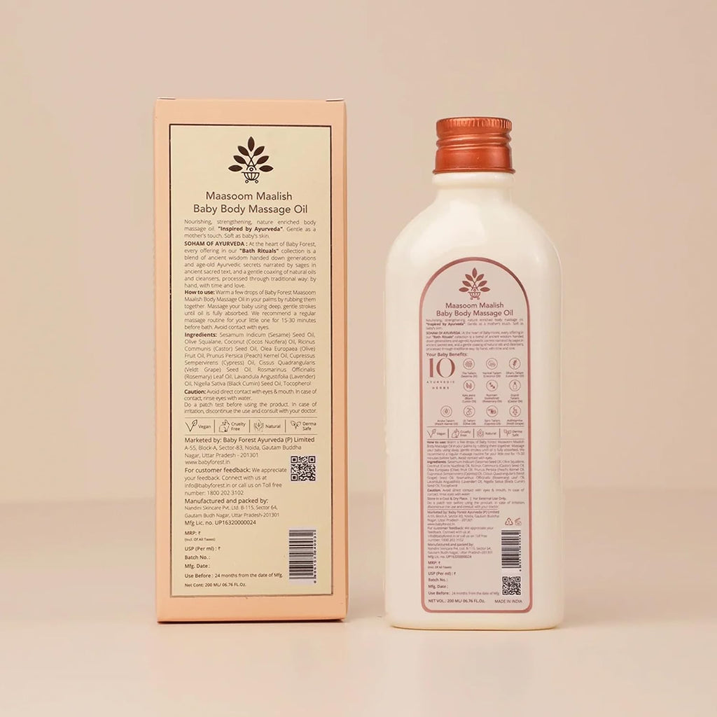 Baby Forest Maasoom Maalish Baby Body Massage Oil 200ml