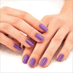 LAKMÉ 9 To 5 Primer + Glossy Finish Nail Colour, Lilac Link, 6 Ml
