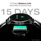 boAt Valour Watch 1 GPS, AI Based Auto Gym Mode, Built-in GPS, Advanced X2 Chip, 6-axis sensors, 3 ATM,15 Days Battery,1.43" AMOLED Display w/Gorilla Glass Smart Watches for Man (Fusion Grey)