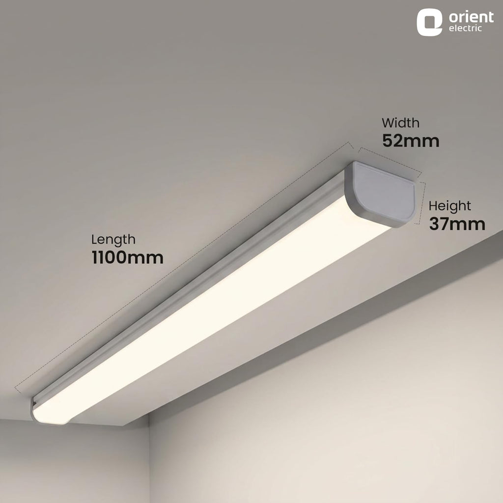 Orient Electric Grace Delite Plus 60 W LED Batten| 6000 lumens Bright Light Output| LED tubelight for Home| Sleek & Stylish Design| Non-breakable Polycarbonate housing | Pack of 1