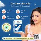 Plush Ultra-Thin 10 XXXL - 410mm All Night Sanitary Pads For Women | Super Absorbent, Heavy Flow & Rash Free | Pure U.S. Cotton Sanitary
