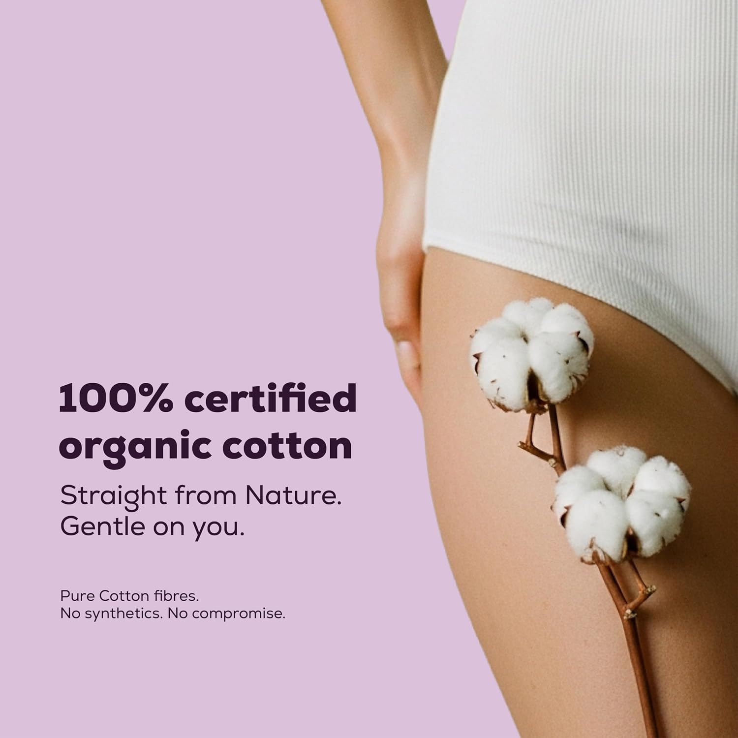 FLAWSOME Ultra-Soft Sanitary Pads for Women & Girls | 30 XL Pads (Heavy Flow) | 100% Rash-Free | Pure Organic Cotton Sanitary Napkins with Free Disposable Pouches | No Fragrance | No Toxic-Chemicals