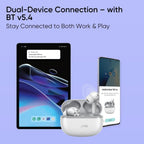 realme Wireless Earbuds with AI ENC Noise Cancellation for Calls, Titanium-Plated Composite Dome Diaphragms, Up to 38 Hours Total Playback, Bluetooth True Wireless Earbuds with Charging Case (White)