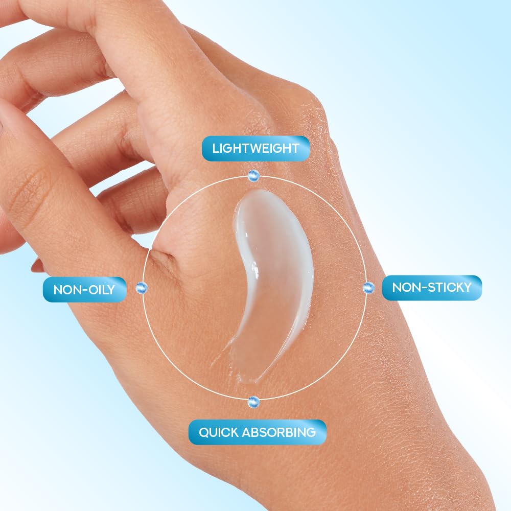 Pond's Hydra Miracle Hydrating Gel Body Lotion | Gives Hydrated Plump Skin| Hyaluronic Acid & Vitamin E & Niacinamide Infused Quick Absorbing Non-Sticky Gel Moisturizer, 180ml