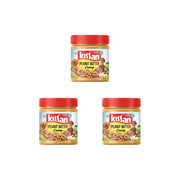 Kissan Creamy Peanut Butter | High Protein | With Perfectly Roasted Peanuts | Naturally Gluten Free|| 350 g (Pack of 3)