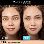 Maybelline New York Fit Me Matte + Poreless Liquid Foundation, 115 Ivory