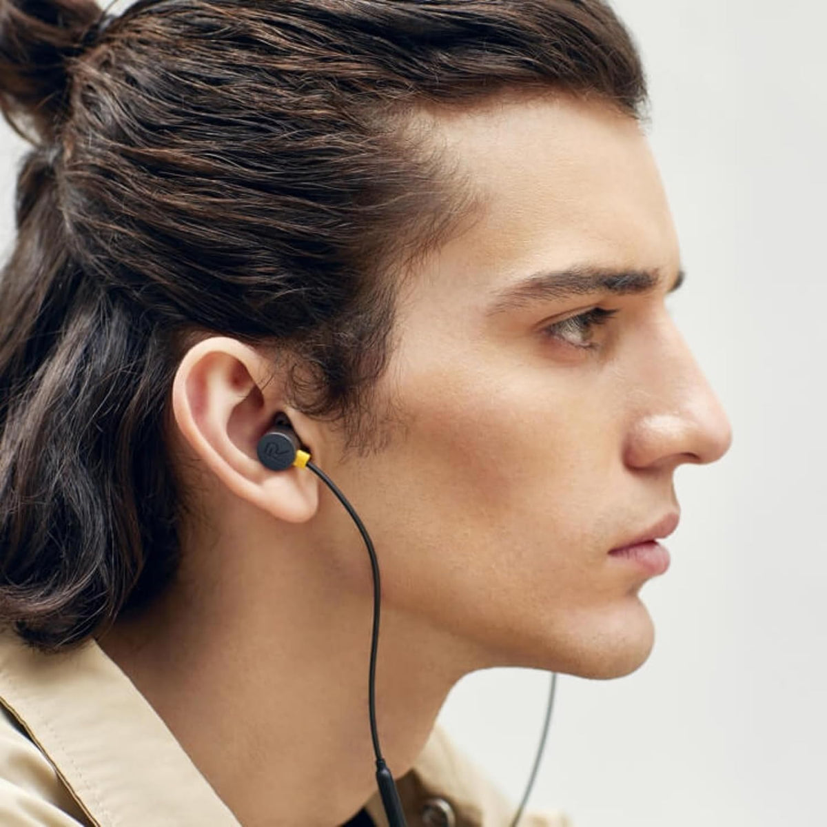 realme Buds 3 Wired Earphones with Mic (Black) | 9mm Dynamic Driver | 3.5mm Jack | Single Button Control | Braided Tangle-Free Cable | Model RMA2419 (Buds 3 3.5mm Wired Earphone, Color Black) In Ear