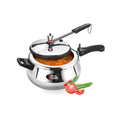 Milton Pro Cook Induction Cookware & Gas Stove Friendly Triply Stainless Steel Royal Curve Inner Lid Pressure Cooker 5 Litre | Even Heat Distribution |...