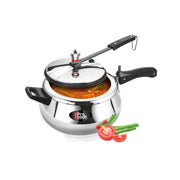 Milton Pro Cook Induction Cookware & Gas Stove Friendly Triply Stainless Steel Royal Curve Inner Lid Pressure Cooker 5 Litre | Even Heat Distribution |...
