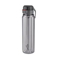 MILTON Aston 700 BPA & BPS-Free Water Bottle 700 ml| Food-Grade Plastic | One-Click Open | Leak-Proof | Sip & Gulp Lid I Ideal for Office, School, College, Gym, Grey