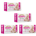 TEDDYY Premium Baby NB Size Diaper Tape Style | 84 Count (New Born) | 2-5 kgs (Pack of 4)