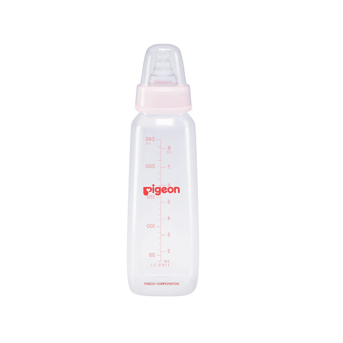 Pigeon Peristaltic Nursing Bottle KPP 240ml Pink Nipple L | Baby Bottle | Natural Feeding Bottle for Baby | BPA Free | Baby Bottles for Milk