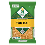 24 Mantra Organic Unpolished Tur Dal/Pigeon Pea/Arhar Dal/Pavuram Bathani - 500gms
