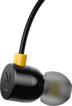 realme Buds 3 Wired Earphones with Mic (Black) | 9mm Dynamic Driver | 3.5mm Jack | Single Button Control | Braided Tangle-Free Cable | Model RMA2419 (Buds 3 3.5mm Wired Earphone, Color Black) In Ear