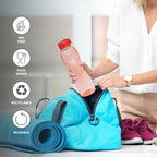 MILTON Mayo PET Water Bottle Set of 6 | BPA Free, Food Grade Plastic | Leak-Proof, Unbreakable & Reusable | Ideal for Fridge, Office, School & Home Use, 1 Litre Each, Red