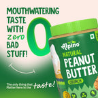 ALPINO Natural Peanut Butter Crunch 1kg  (Pack of 3)