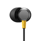 realme Buds 3 Wired Earphones with Mic (Black) | 9mm Dynamic Driver | 3.5mm Jack | Single Button Control | Braided Tangle-Free Cable | Model RMA2419 (Buds 3 3.5mm Wired Earphone, Color Black) In Ear