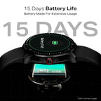 boAt Valour Watch 1 GPS, AI Based Auto Gym Mode,Built-in GPS, Advanced X2 Chip, 6-axis sensors, 3 ATM,15 Days Battery,1.43" AMOLED Display w/Gorilla Glass Smart Watches for Men & Women (Active Black)