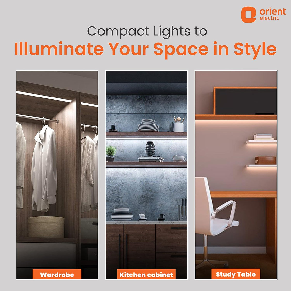 Orient Electric Deco Cabinet Light 10W, Small Batten, 4000K (Pack of 1)