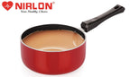 NIRLON Non Stick Food Grade Quality Aluminium Sauce Pan/Milk Pan/Coffee Pan/Tea Pan/Tea Pot/Milk Pot 16Cm - 1.2 Ltr Lpg Stove Compatible Only[New_26Mm_Classic_Sp(M)], 1.2 Liter