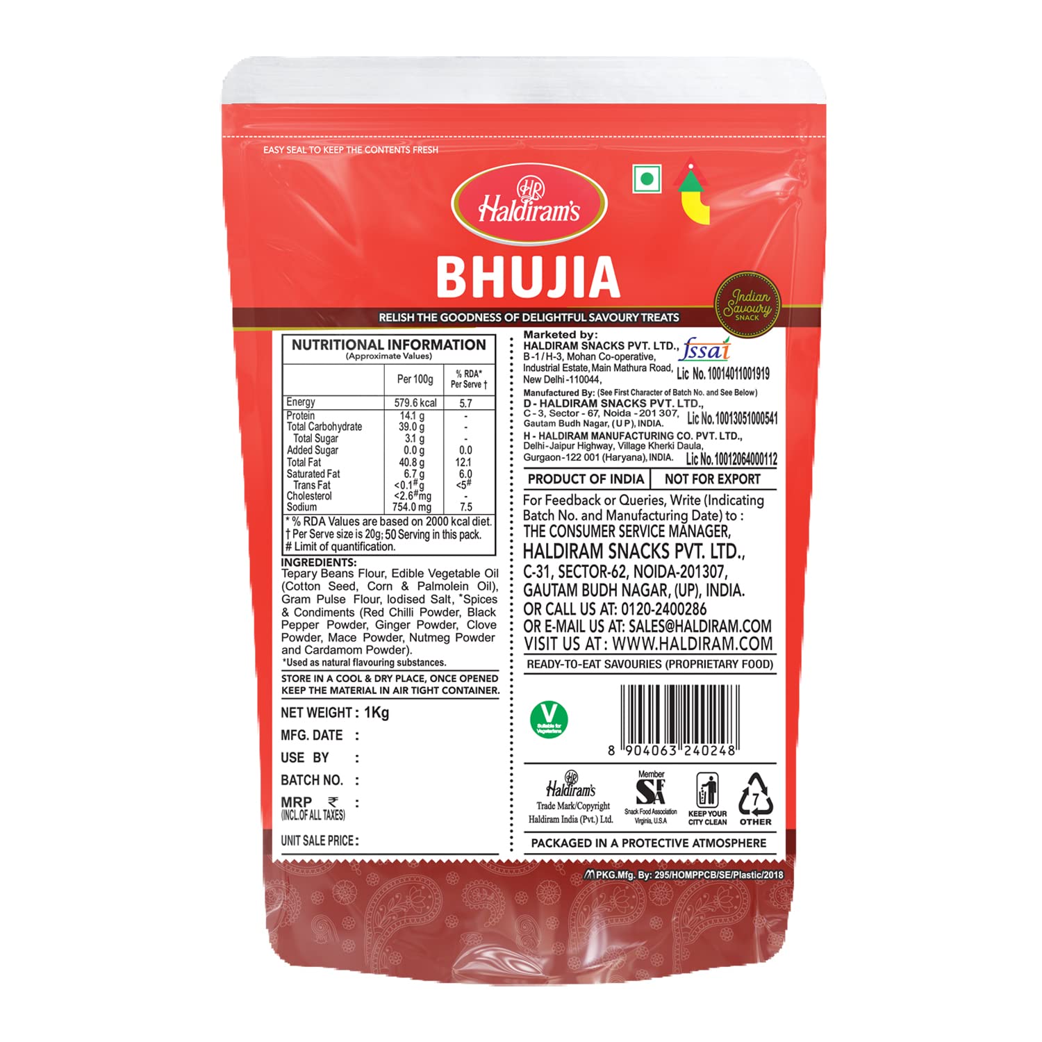 Haldiram's Bhujia 1Kg