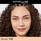 Maybelline New York Fit Me Matte + Poreless Liquid Foundation, 115 Ivory