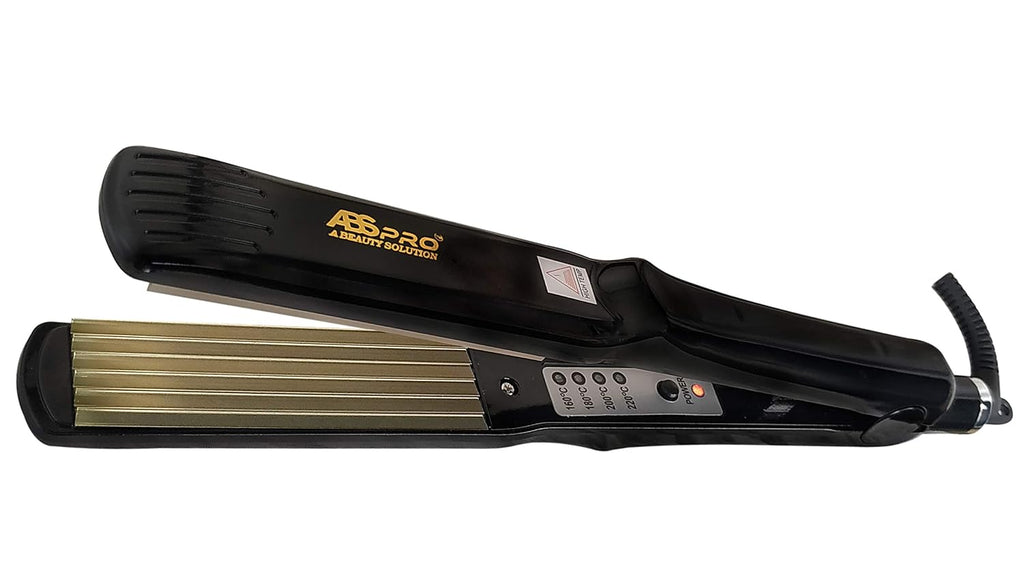 Professional Feel Hair Straightener with 4X Protection Ceramic Coated Gold Plates & Quick Heat-Up, Hair Straight & Style PF-1100