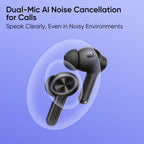 realme Buds T200 Lite Bluetooth in Ear Earbuds,4 Mic, AI ENC for Calls,48 Hours Total Playback with Fast Charging and Low Latency Gaming TWS,Google Fast Pair, with mic (Volt Black)