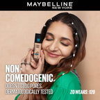 Maybelline New York Fit Me Matte + Poreless Liquid Foundation, 115 Ivory