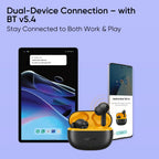 realme Buds T200 Lite Bluetooth in Ear Earbuds,4 Mic, AI ENC for Calls,48 Hours Total Playback with Fast Charging and Low Latency Gaming TWS,Google Fast Pair, with mic (Volt Black)