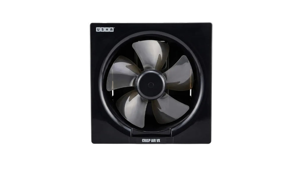USHA Crisp Air VX 250mm Exhaust Fan (Black)