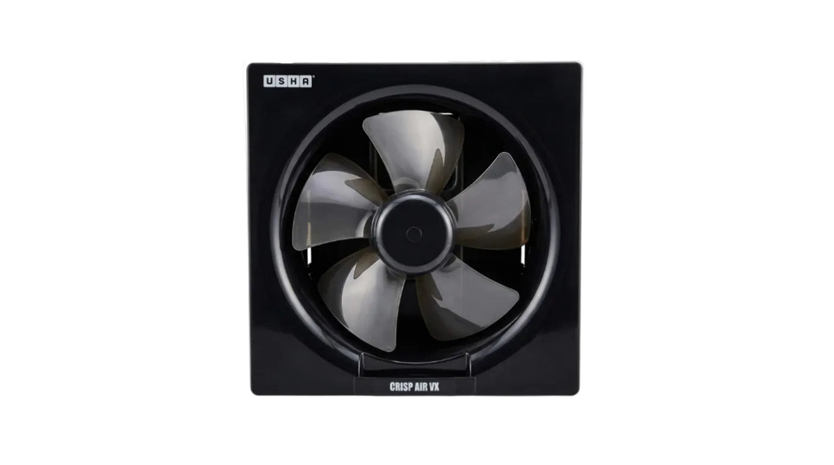 USHA Crisp Air VX 250mm Exhaust Fan (Black)