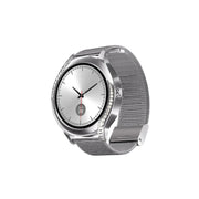 boAt Enigma Gem Women's Luxury Smart Watch w/ 1.19” (3.02cm) AMOLED Display, Emergency SOS Live Location Sharing, Female Wellness, Watch Face Studio, BT Calling, Watch for Woman (Metallic Silver)