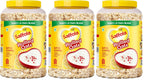 Saffola Rolled Oats | 1kg Jar | Soft & Creamy | Power of Protein, Iron & Fibre, Nutritious grain | No added sugar & Preservatives | Helps manage weight | Aids Digestion (Pack of 3)