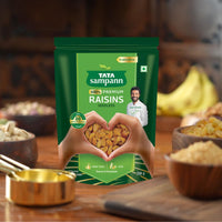 Tata Sampann Pure Raisins Seedless/Kishmish, 200g,