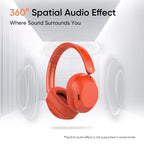 realme TechLife Studio H1 Over The Ear Over Ear Wireless Headphone with 70Hours Playtime 360° Spatial Audio, 40mm Drivers, 80ms Superlow Latency, 43 dB Adaptive ANC-Red