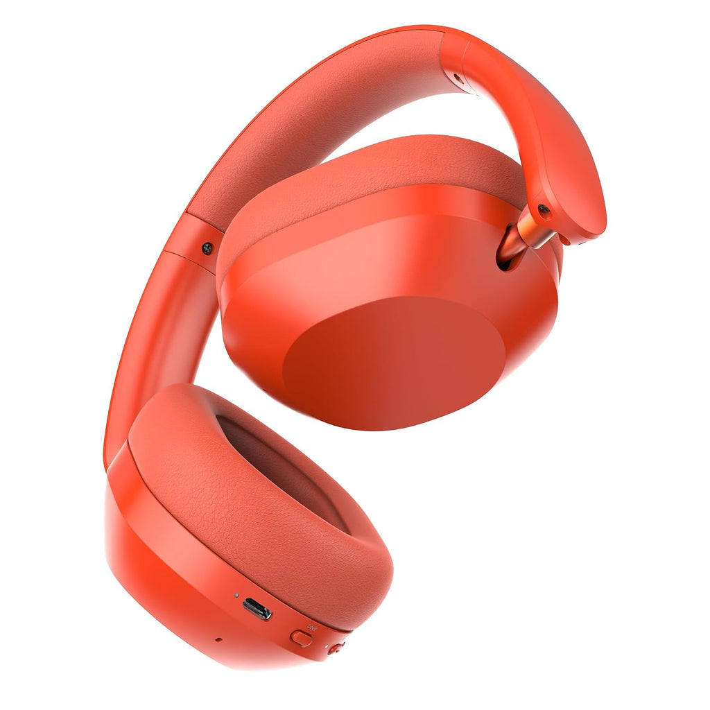 realme TechLife Studio H1 Over The Ear Over Ear Wireless Headphone with 70Hours Playtime 360° Spatial Audio, 40mm Drivers, 80ms Superlow Latency, 43 dB Adaptive ANC-Red