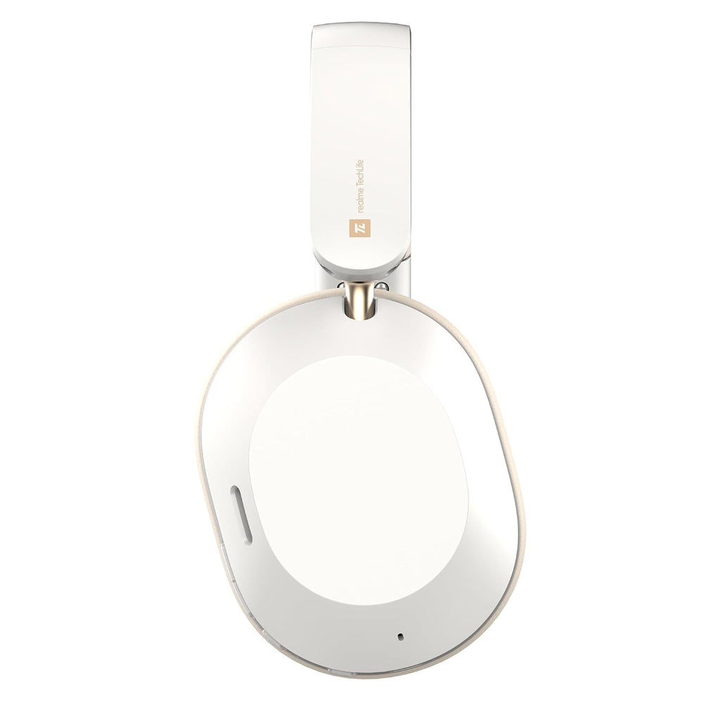 realme TechLife Studio H1 Over The Ear Over Ear Wireless Headphone with 70Hours Playtime 360° Spatial Audio, 40mm Drivers, 80ms Superlow Latency, 43 dB Adaptive ANC-White