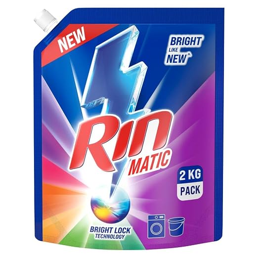 RIN Matic Liquid Detergent, 2Kg
