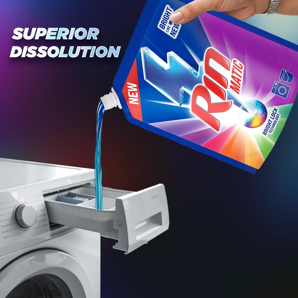 RIN Matic Liquid Detergent, 2Kg