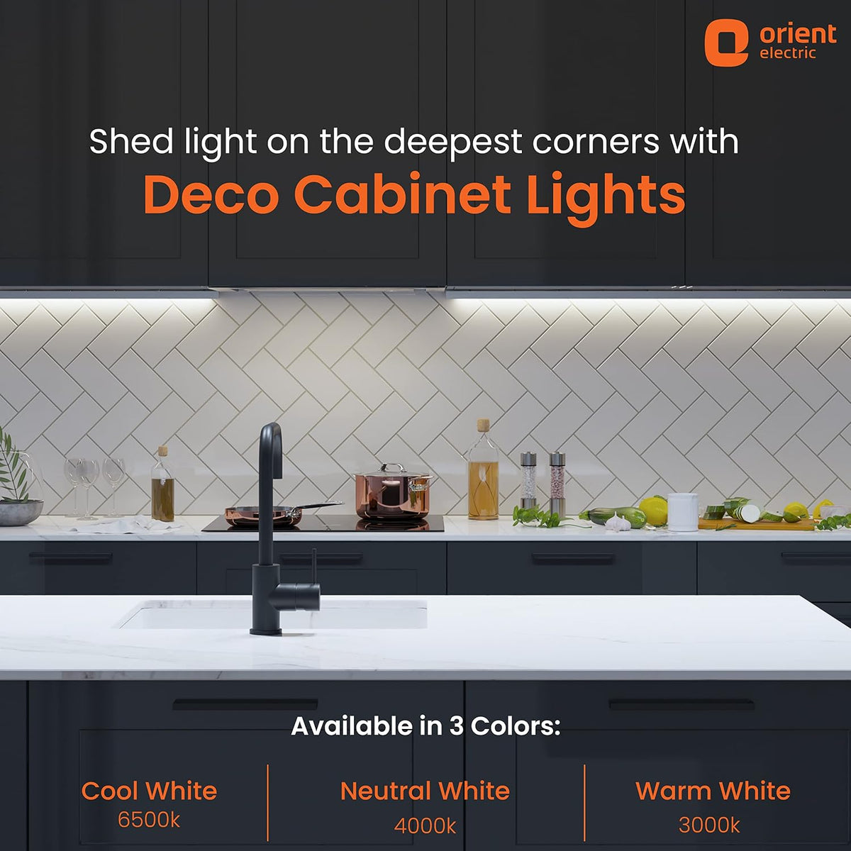 Orient Electric Deco Cabinet Light 10W, Small Batten, 6500K (Pack of 1)